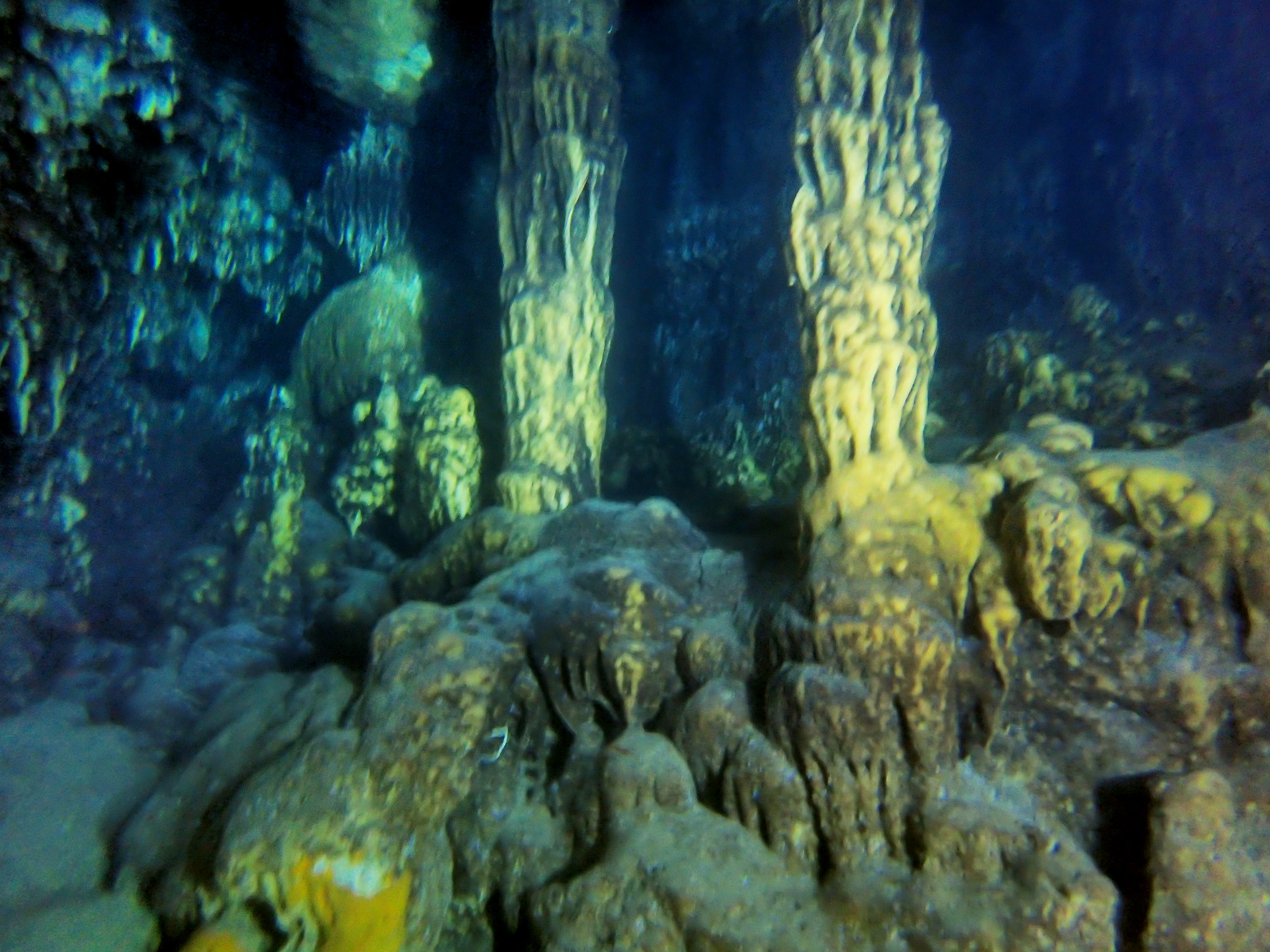 immersione in grotta di Santa maria in cilento